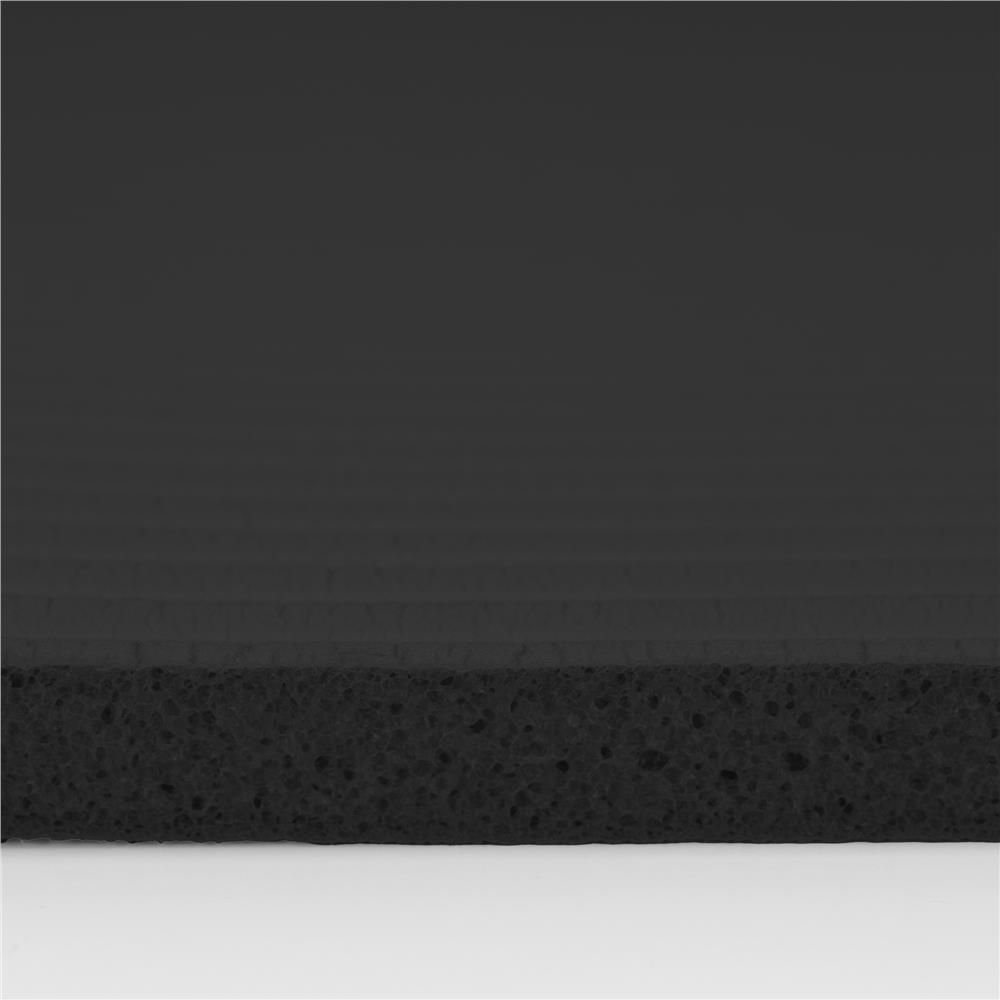 Csúszásmentes fitness szőnyeg NBR anyagból, 183x61x1 cm, hordpánttal, fekete - Image 18