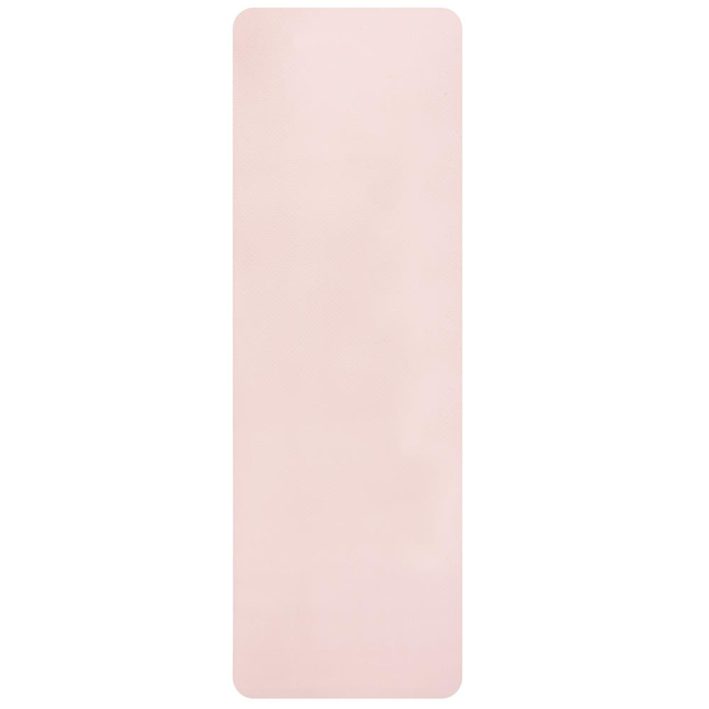 Csúszásmentes TPE fitneszszőnyeg, 183x61x1 cm, hordozópánttal, rózsaszín - Image 10