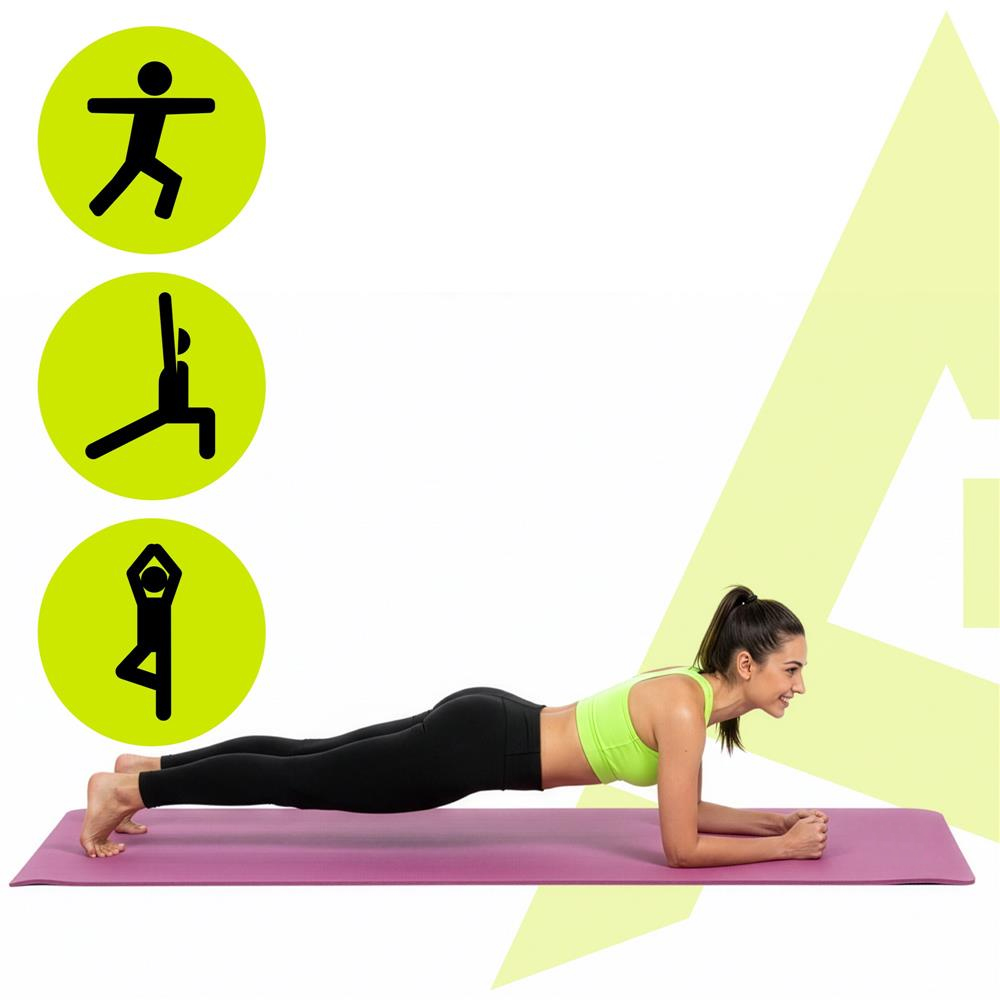 Csúszásmentes NBR fitneszszőnyeg, 183x61x1 cm, hordozópánttal, rózsaszín - Image 12