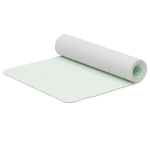 Csúszásmentes TPE fitneszszőnyeg, 183x61x1 cm, hordozópánttal, mentazöld