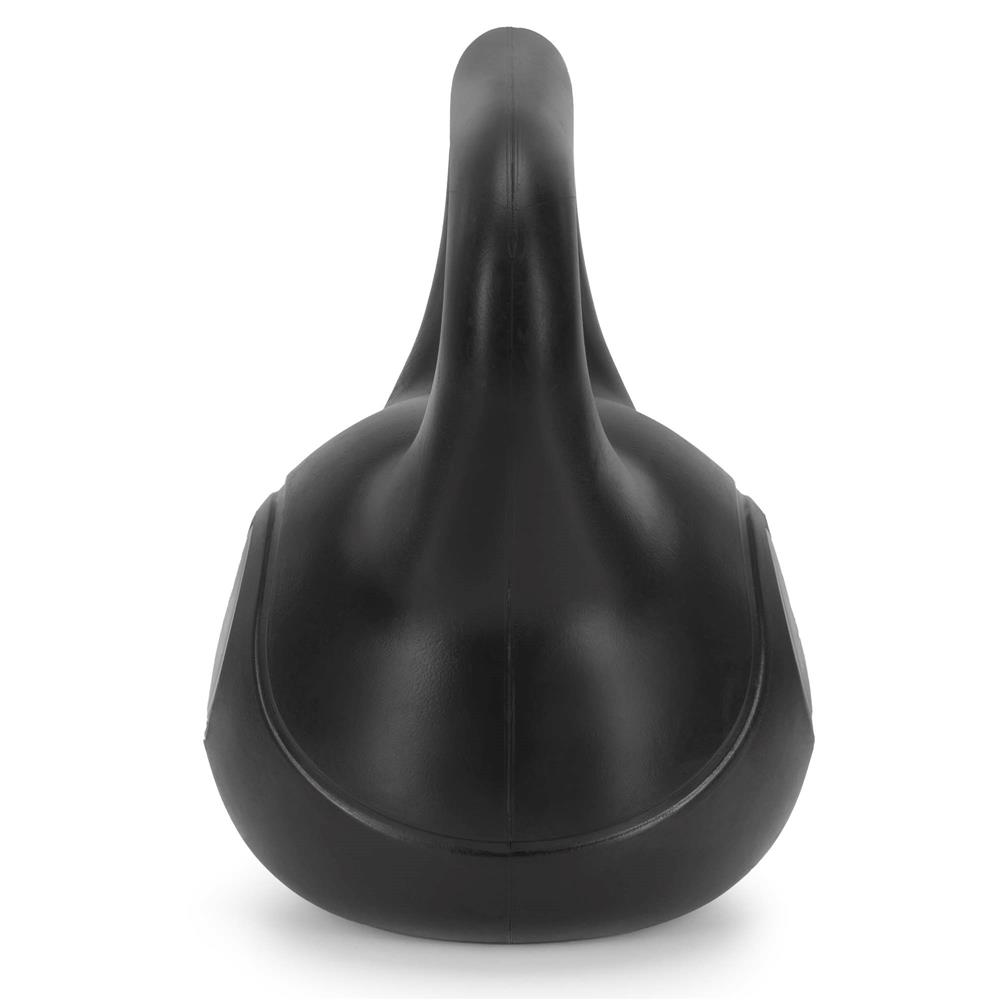 6 kg-os kettlebell, bitumen töltettel és tartós ABS borítással, 24x21 cm, fekete - Image 7