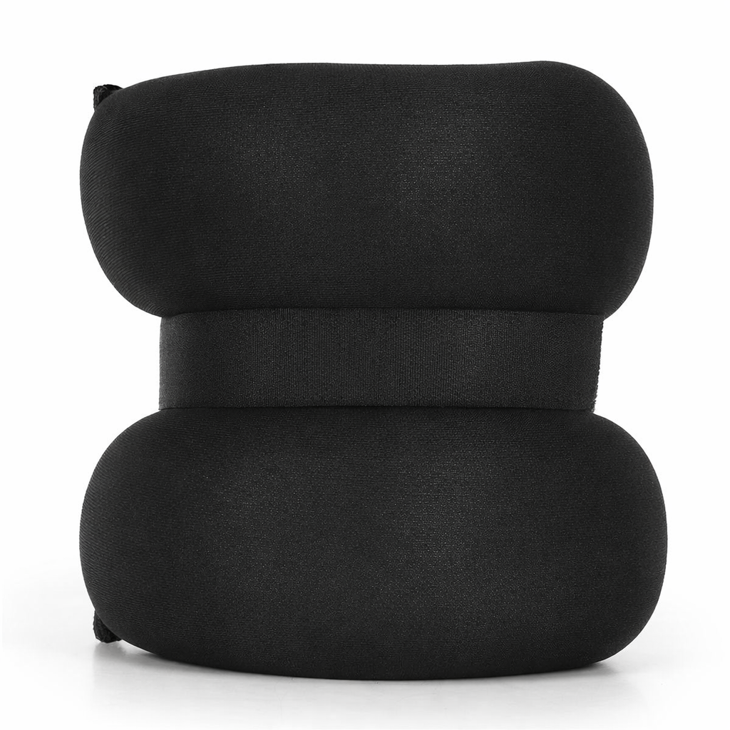 Csukló- és bokasúly készlet, 2 x 3 kg, neoprén és vas-homok töltet, 36x15 cm, fekete - Image 8
