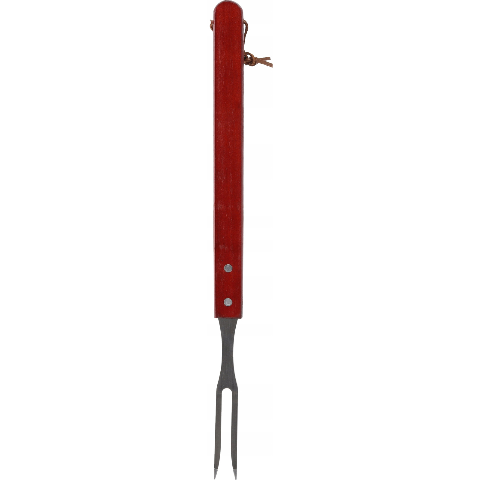 3 részes rozsdamentes acél grillező eszközkészlet fa nyéllel, spatula, villa és fogó - Image 3