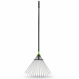 Kerti lombgereblye állítható szélességgel 20–59 cm, teleszkópos nyéllel 120–160 cm, fekete
