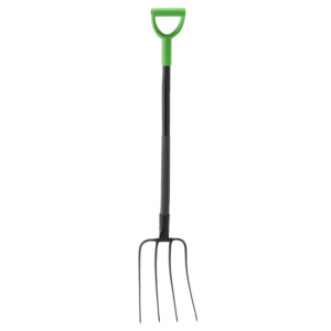 Acél kerti villa D alakú markolattal, 120 cm, fekete