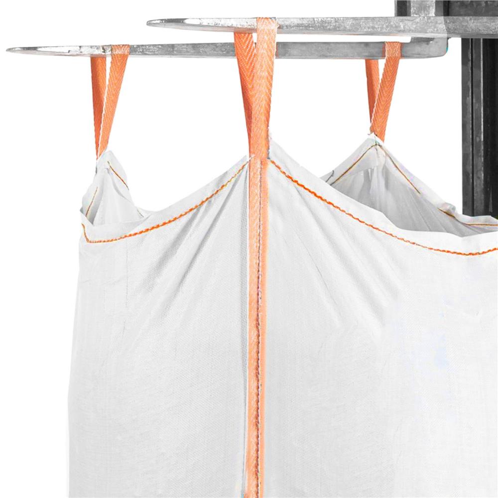 Nagy teherbírású kerti Big Bag zsák levelekhez és zöldhulladékhoz, 420 l, 500 kg, 75x75x75 cm, fehér - Image 15