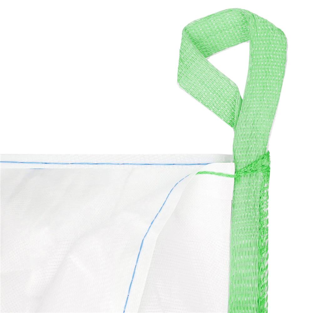 Nagy teherbírású kerti Big Bag zsák levelekhez és zöldhulladékhoz, 1000 l, 1000 kg, 90x90x120 cm, fehér - Image 14