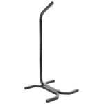 Fészekhinta vagy függőágy állvány, acél váz, max. 180 kg, 92x92x205 cm, fekete