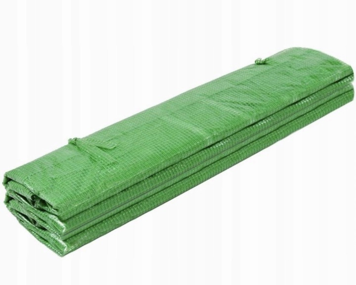 Kerti üvegház fólia, 400 x 250 x 200 cm, 140 g/m², hálóerősített, UV4, 9 ablakkal, zöld - Image 2