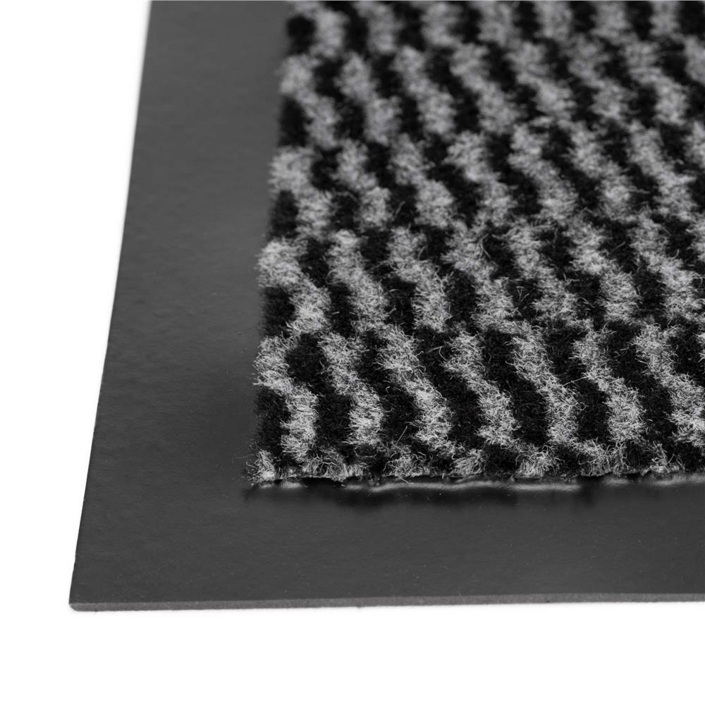 Nedvszívó, szennyeződéstaszító bejárati szőnyeg, csúszásgátló PVC, 60x90 cm, szürke - Image 11