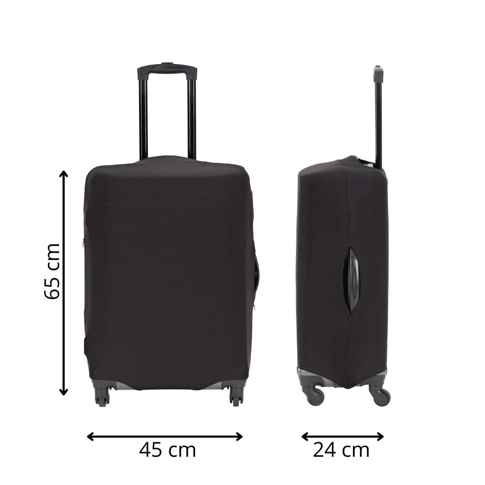 Gépkocsi védőhuzat, rugalmas, L-es méret, dupla cipzárral és csattal, fekete - Image 18