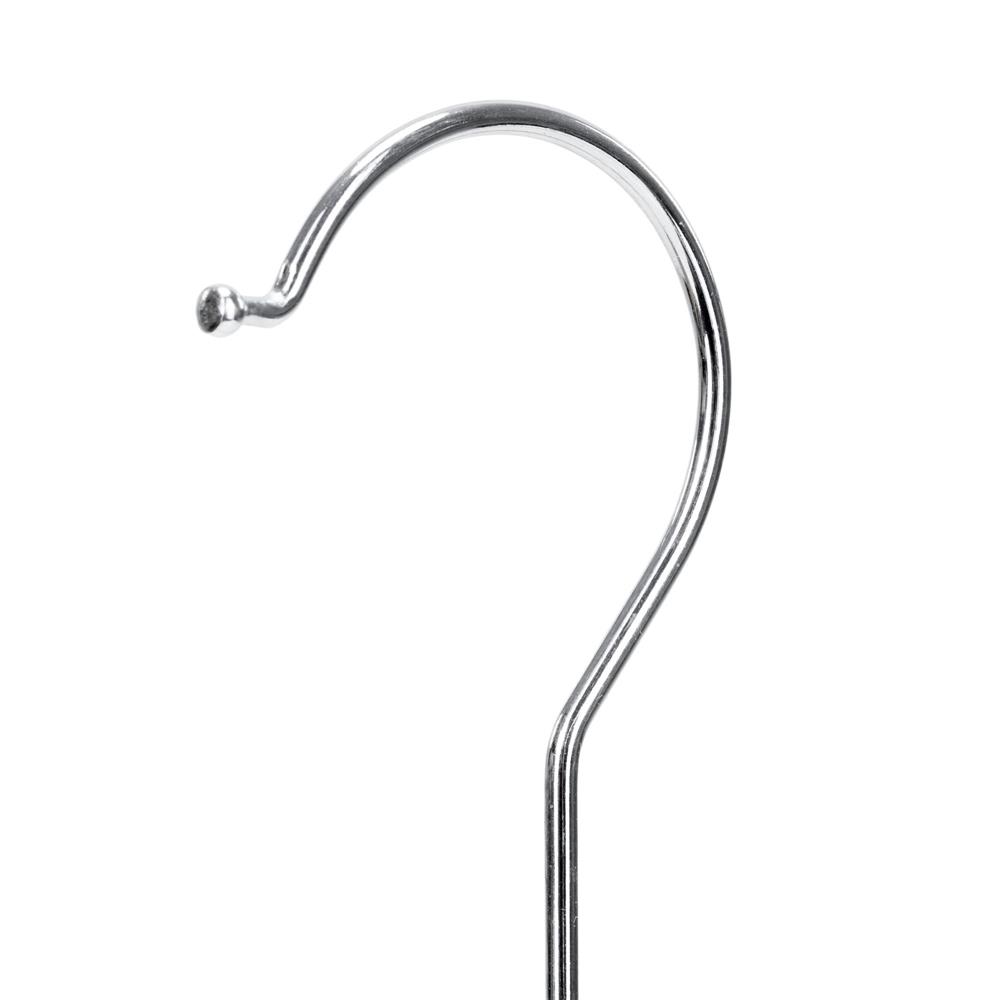 30 darabos csúszásgátló ruhaakasztó készlet, PE-ből, forgó fémhoroggal, 41 cm, szürke és fekete színben - Image 10
