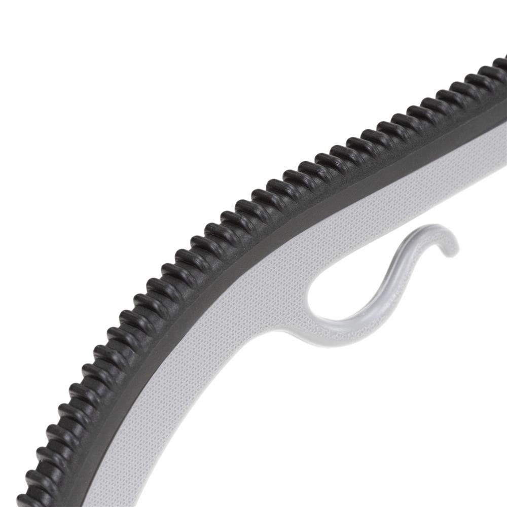 20 darabos csúszásgátló ruhaakasztó készlet, PE-ből, forgó fémhoroggal, 41 cm, szürke és fekete színben - Image 9