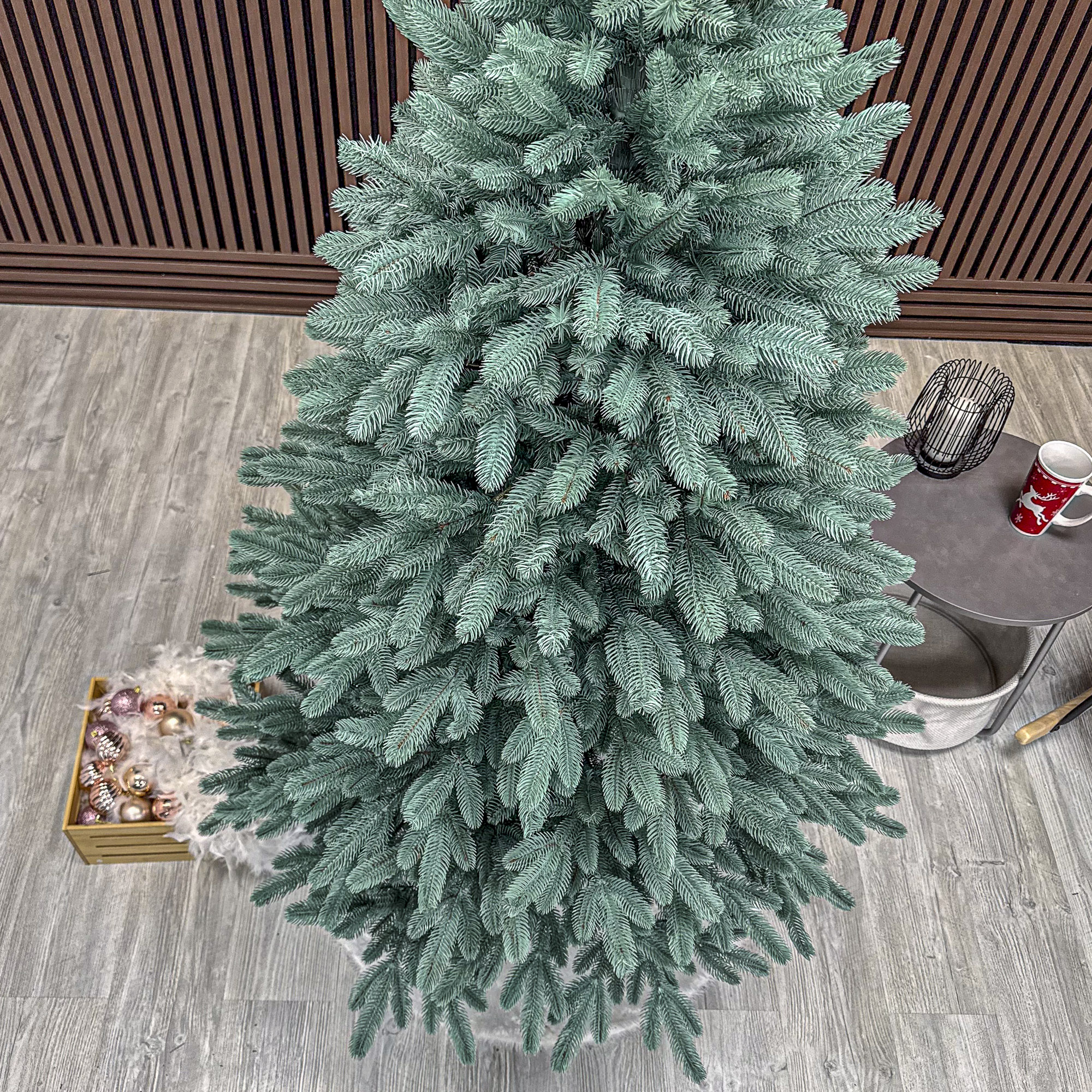 Sersimo Laponia Select ezüst műfenyő, Christmas Deluxe, teljes 3D, 180 cm - Image 4