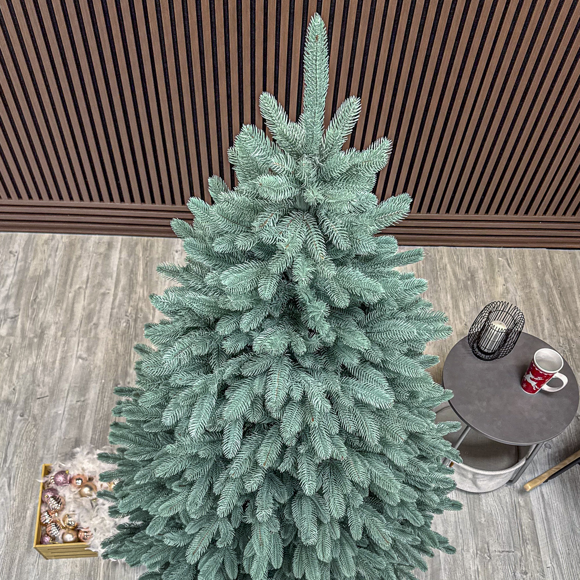 Sersimo Laponia Select ezüst műfenyő, Christmas Deluxe, teljes 3D, 180 cm - Image 6