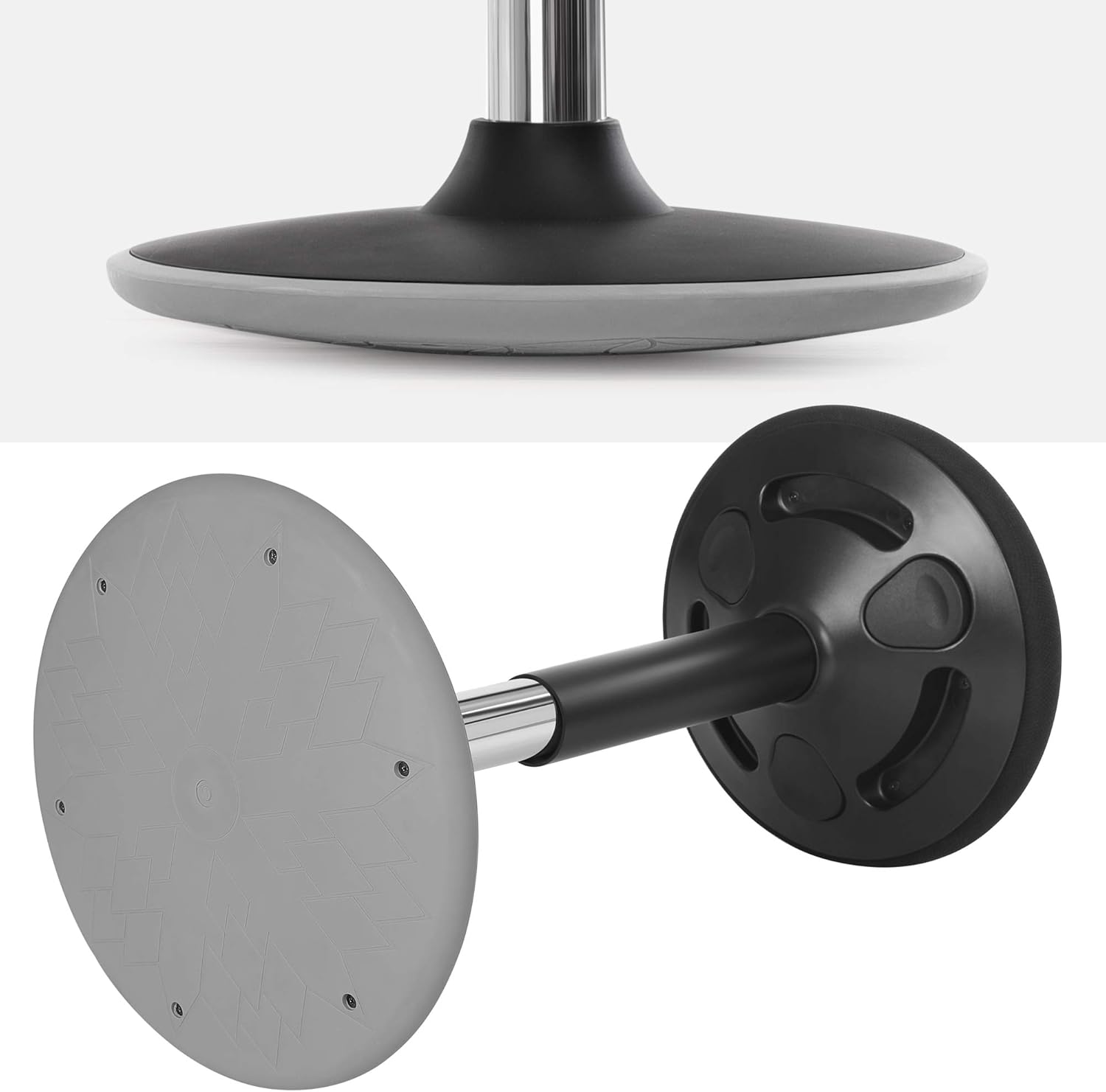 SONGMICS ergonomikus irodai ülőke, állítható magassággal, 360°-ban forgatható, 56–81 cm, fekete - Image 7
