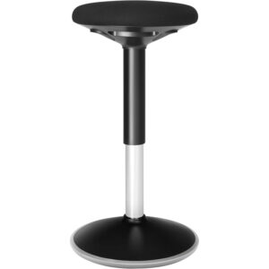 SONGMICS ergonomikus irodai ülőke, állítható magassággal, 360°-ban forgatható, 56–81 cm, fekete