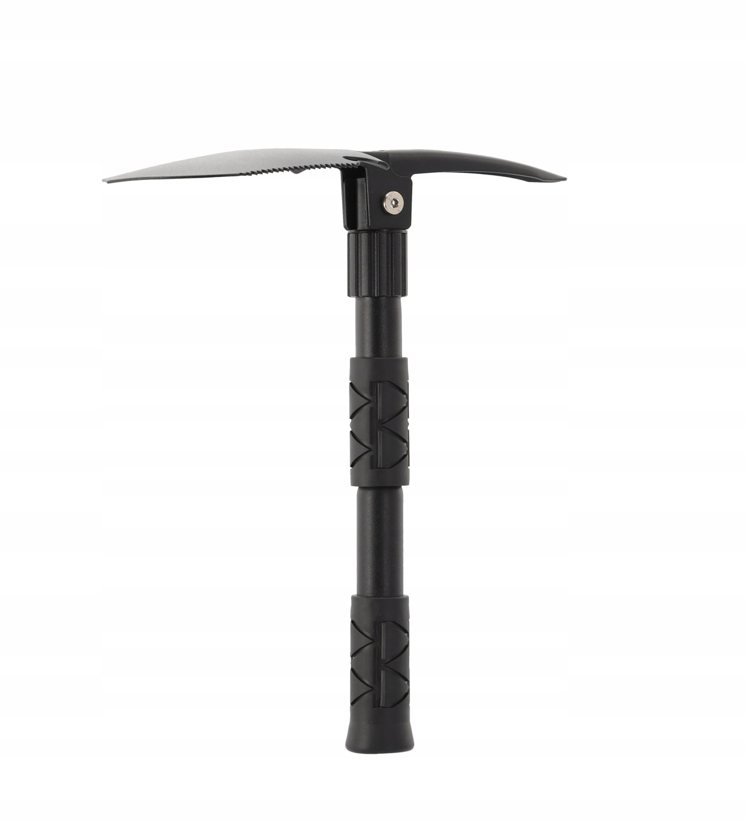 5 az 1-ben összecsukható, többfunkciós lapát kempingezéshez és kertészkedéshez, mangánacél, 41 cm, fekete - Image 7