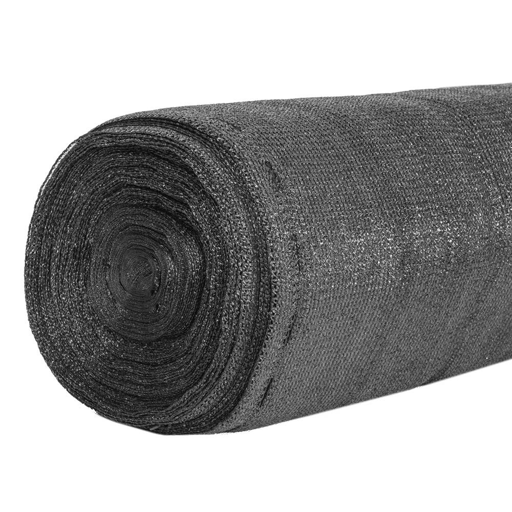 Árnyékoló és takaró háló kerítéshez, 1.5 m szélesség, 25 m hossz, 140 g/m², 90% árnyékolás, világosszürke - Image 8