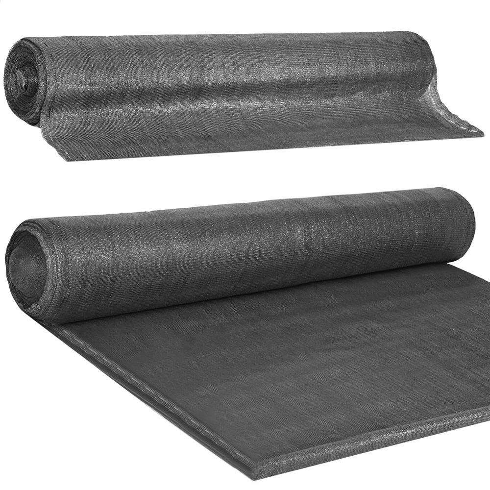 Árnyékoló és takaró háló kerítéshez, 1.5 m szélesség, 25 m hossz, 140 g/m², 90% árnyékolás, világosszürke - Image 9