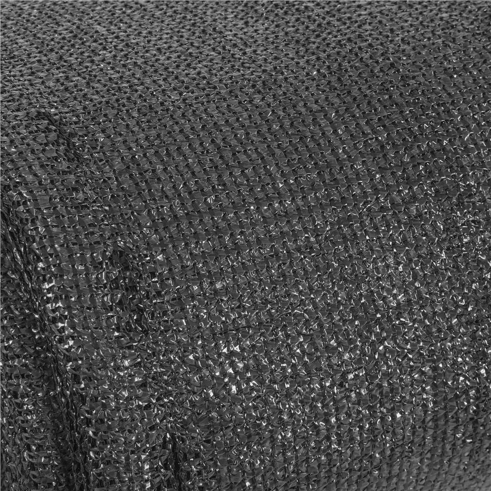 Árnyékoló és takaró háló kerítéshez, 1.5 m szélesség, 25 m hossz, 140 g/m², 90% árnyékolás, világosszürke - Image 10