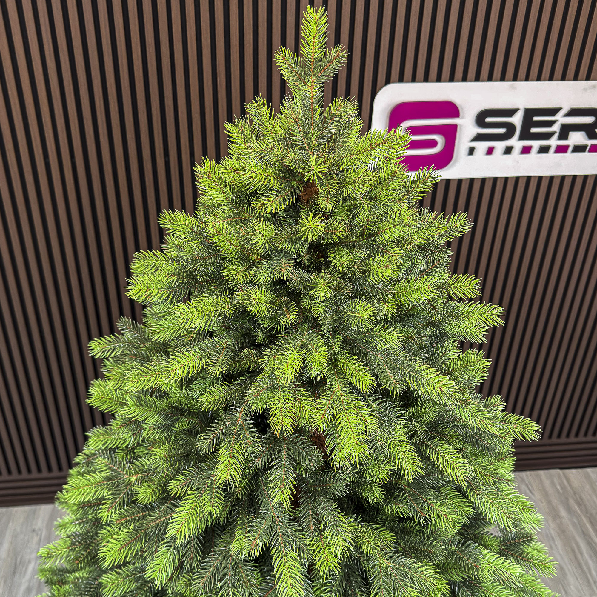 Műfenyő Sersimo, Hollandia, zöld zöld végekkel, teljes 3D, 230 cm - Image 2