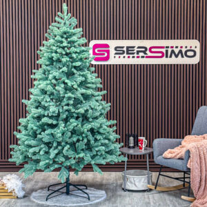 Műfenyő Christmas Deluxe by Sersimo, Kovalivska ezüst, 3D, 230 cm
