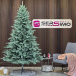 Sersimo Viena Select ezüst műfenyő, Christmas Deluxe, teljes 3D, 250 cm