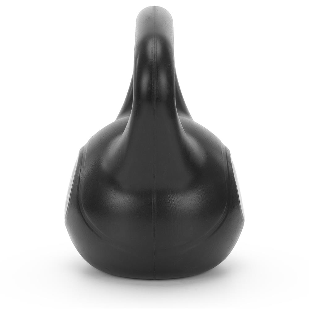 4 kg-os kettlebell, bitumen töltettel és tartós ABS borítással, 21x23 cm, fekete - Image 4