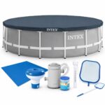 Medence femvazzal Intex Prism Frame 26702NP, 305x76 cm, 4500 liter, teljes tartozekkeszlettel
