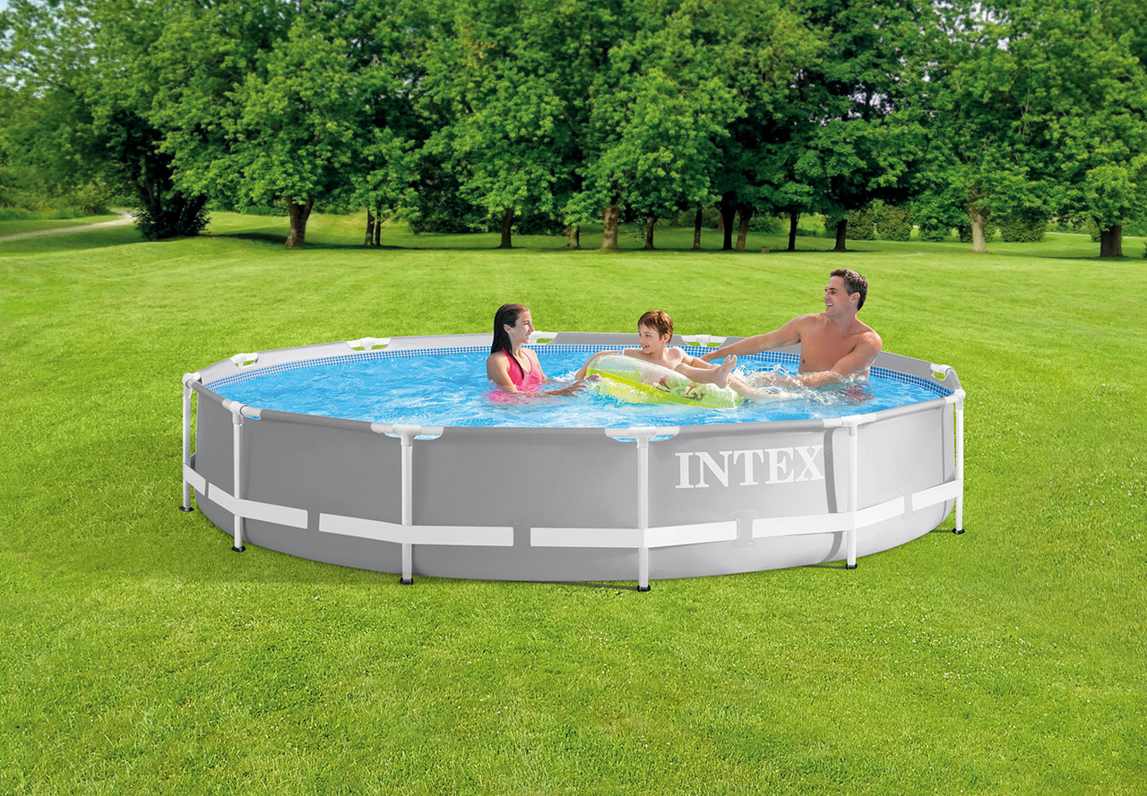 Intex Prism Frame 26712NP fémvázas medence, 366x76 cm, 6500 liter, teljes tartozékkészlettel - Image 9