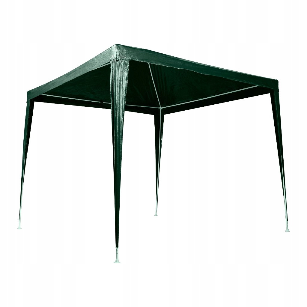 Kerti pavilon sátor, 250x250 cm, vízálló és UV-álló, zöld - Image 2