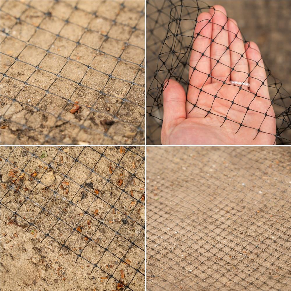 Kártevő- és vakondháló kertbe, 45 g/m², 2 x 100 m, 16 mm-es szemméret, fekete - Image 11
