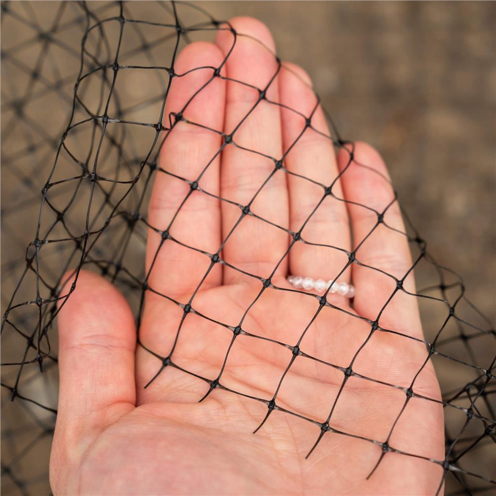 Kártevő- és vakondháló kertbe, 45 g/m², 2 x 100 m, 16 mm-es szemméret, fekete - Image 15