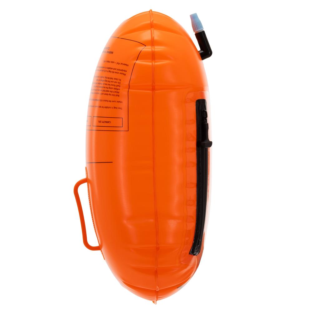 2 az 1-ben úszótáska száraz tárolórekesszel, felfújható biztonsági úszóbója, átlátszó telefontartó ablakkal, 20 l, 42x22x15 cm, fluoreszkáló narancssárga - Image 27