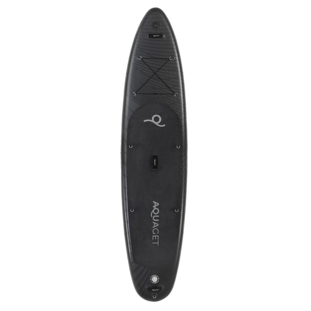 Felfújható Stand Up Paddle Board készlet 350x81x15 cm, pumpával, javítókészlettel, szállító hátizsákkal, evezővel, max. 150 kg, fekete - Image 13