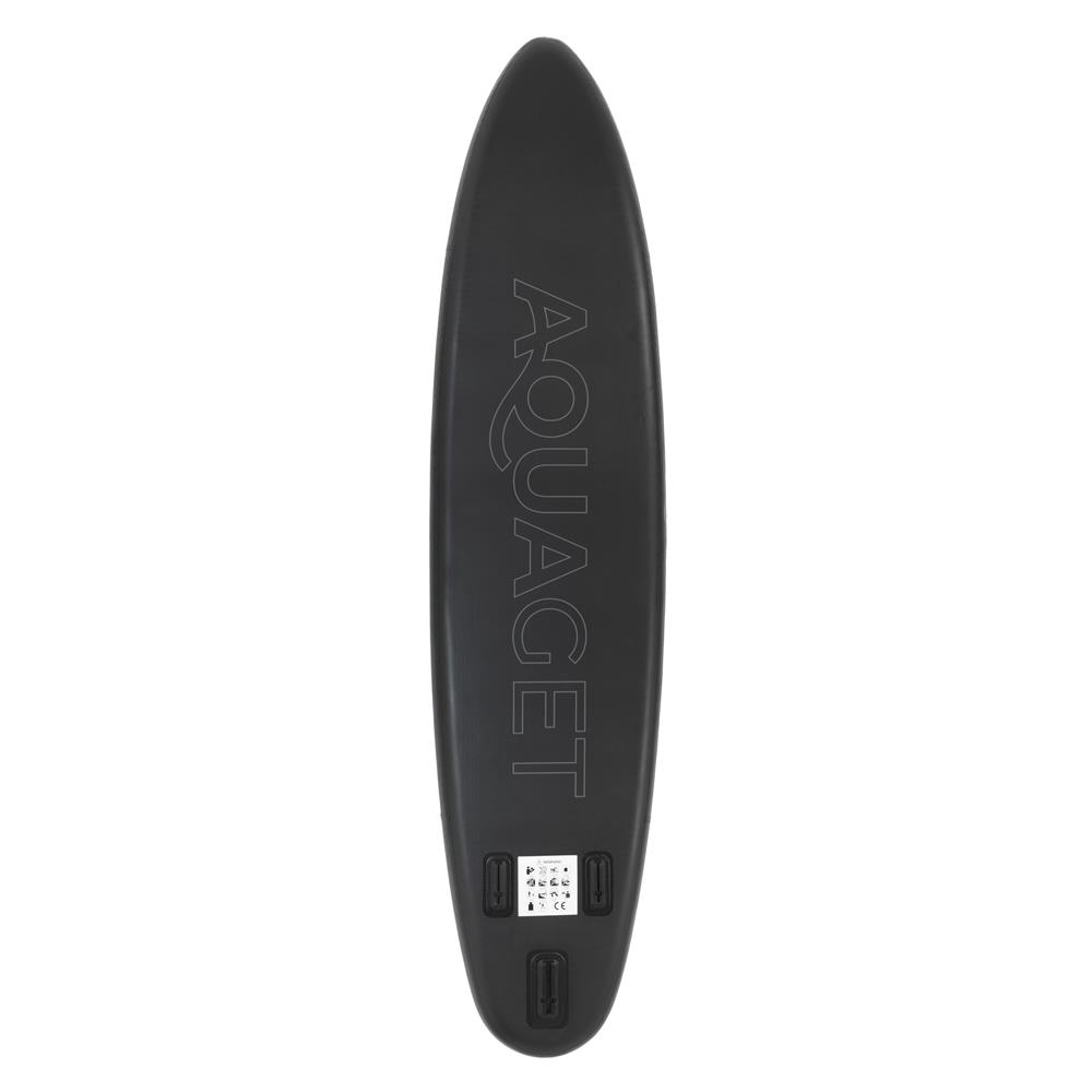 Felfújható Stand Up Paddle Board készlet 350x84x15 cm, pumpával, kajaküléssel, javítókészlettel, szállító hátizsákkal, 2 az 1-ben evezővel, max. 220 kg, fekete/narancssárga - Image 6