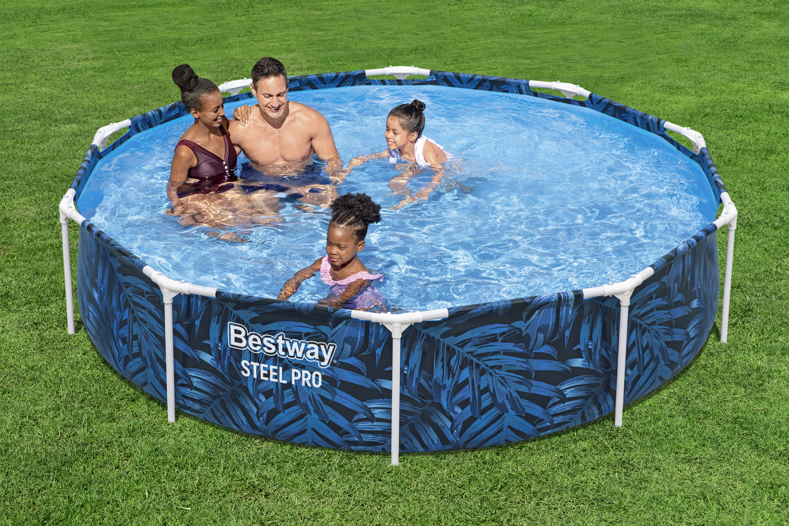Bestway 56985 Steel Pro Frame kerek, fémvázas medence, 305 x 66 cm, 4 000 liter - Image 8