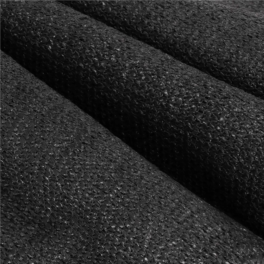 Belatasgatlo arnyekolo halo erkelykorlathoz, 95%-os arnyekolas, vizallo, 500x120 cm, antracitszurke - Image 2