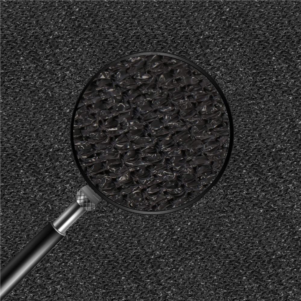 Belatasgatlo arnyekolo halo erkelykorlathoz, 95%-os arnyekolas, vizallo, 500x120 cm, antracitszurke - Image 16