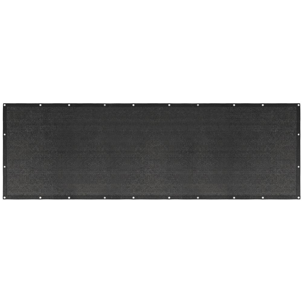 Belatasgatlo arnyekolo halo erkelykorlathoz, 95%-os arnyekolas, vizallo, 500x120 cm, antracitszurke - Image 19