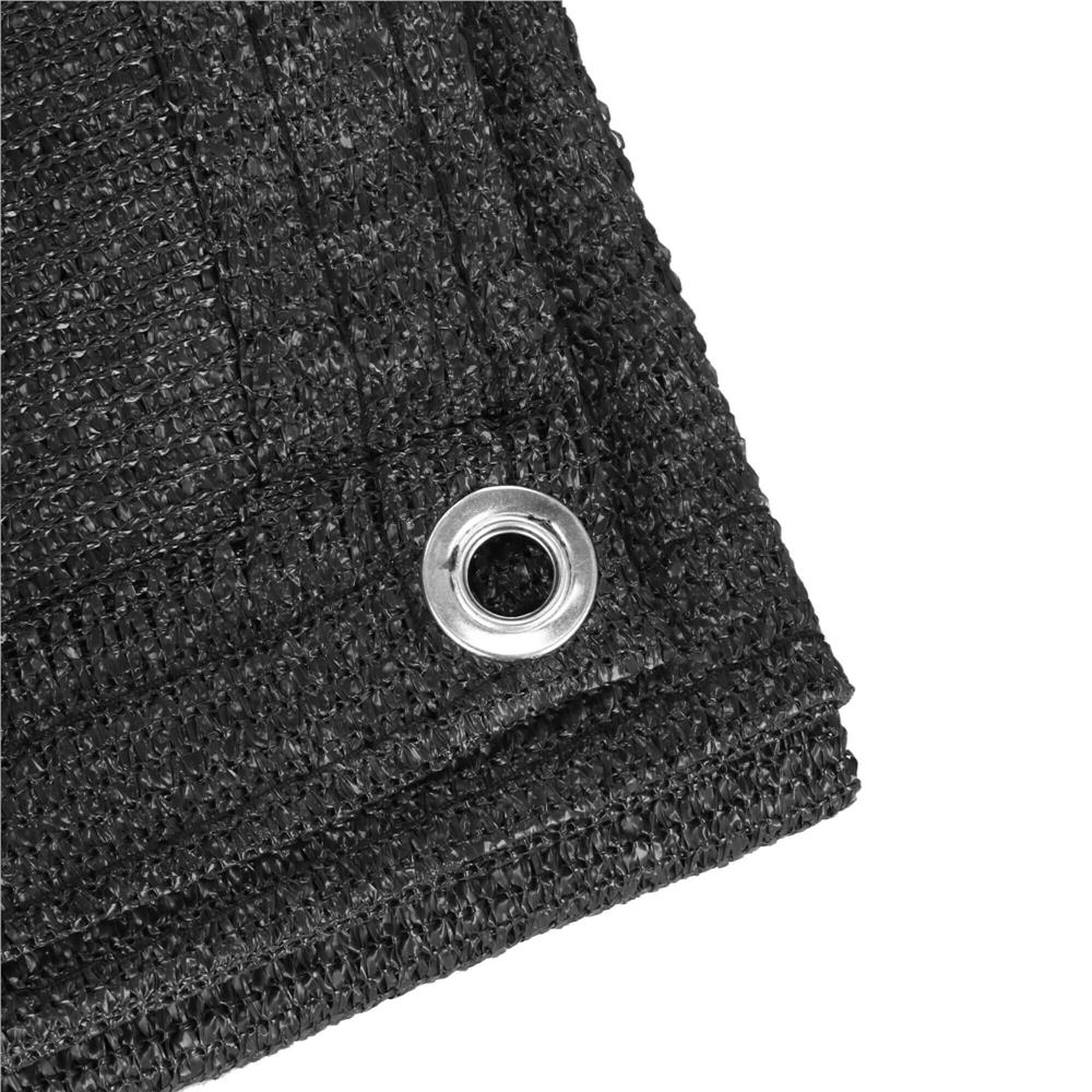 Belatasgatlo arnyekolo halo erkelykorlathoz, 95%-os arnyekolas, vizallo, 500x100 cm, antracitszurke - Image 4