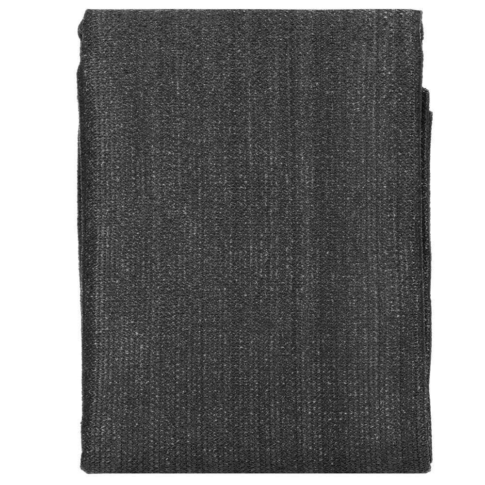 Belatasgatlo arnyekolo halo erkelykorlathoz, 95%-os arnyekolas, vizallo, 600x90 cm, antracitszurke - Image 5