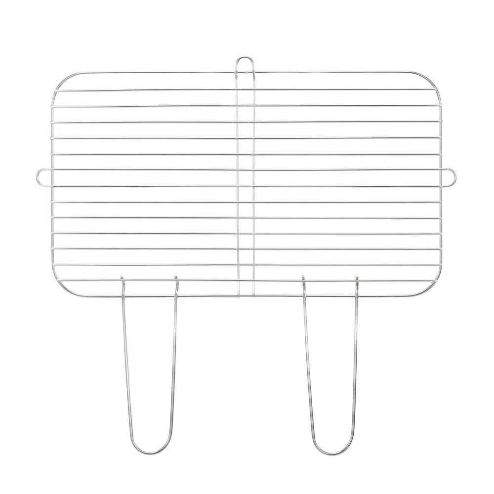 Hordozhato faszenes grillsuto forgonyarssal, oldalso polcokkal, 5 fokozatban allithato grillsutofelulettel, 95x41x78 cm - Image 23