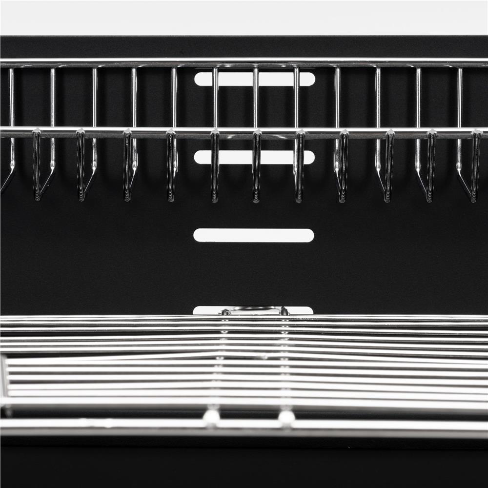 Hordozhato faszenes grillsuto forgonyarssal, oldalso polcokkal, 5 fokozatban allithato grillsutofelulettel, 95x41x78 cm - Image 10
