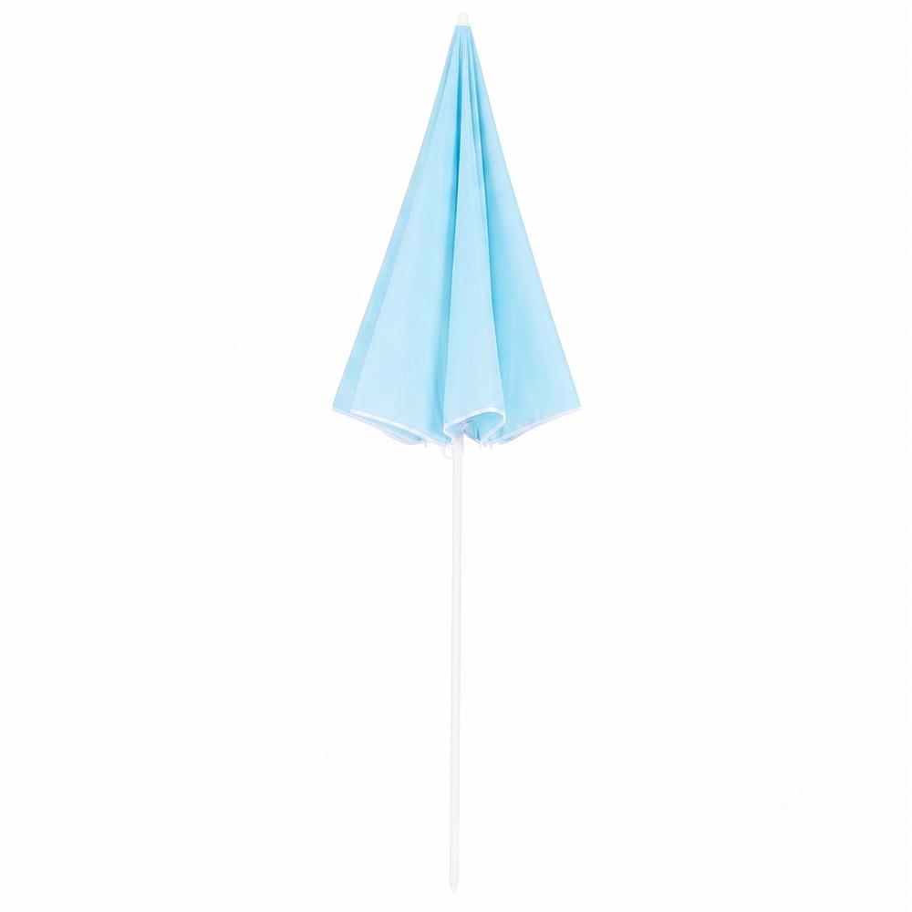 Összecsukható strandernyő állítható dőlésszöggel, UPF 50+, hordtáskával, 160 cm, kék - Image 21