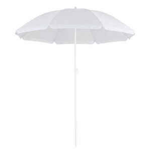 Összecsukható strandernyő állítható dőlésszöggel, UPF 50+, hordtáskával, 160 cm, szürke