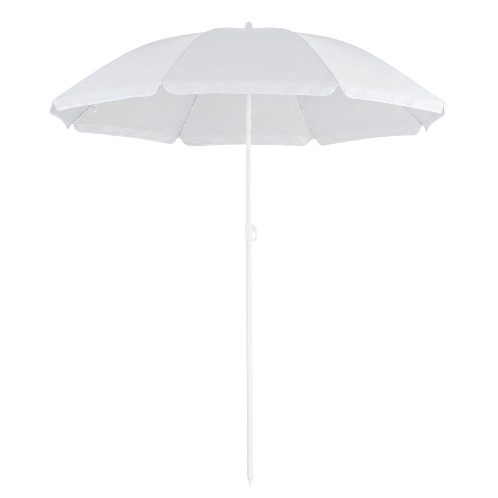 Összecsukható strandernyő állítható dőlésszöggel, UPF 50+, hordtáskával, 160 cm, szürke