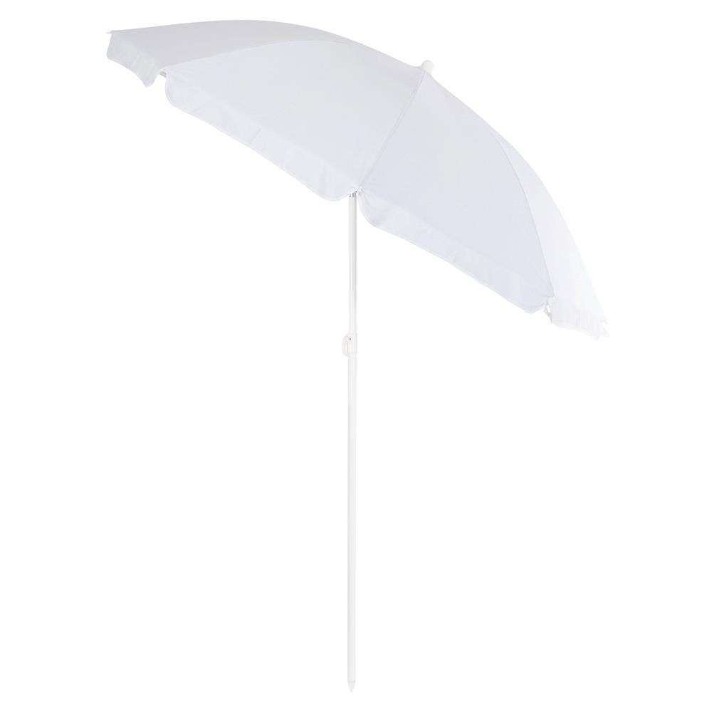 Összecsukható strandernyő állítható dőlésszöggel, UPF 50+, hordtáskával, 160 cm, szürke - Image 11