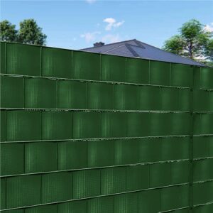 Kerti belatasgatlo keritespanel, PVC, 50 x 0,19 m, zold